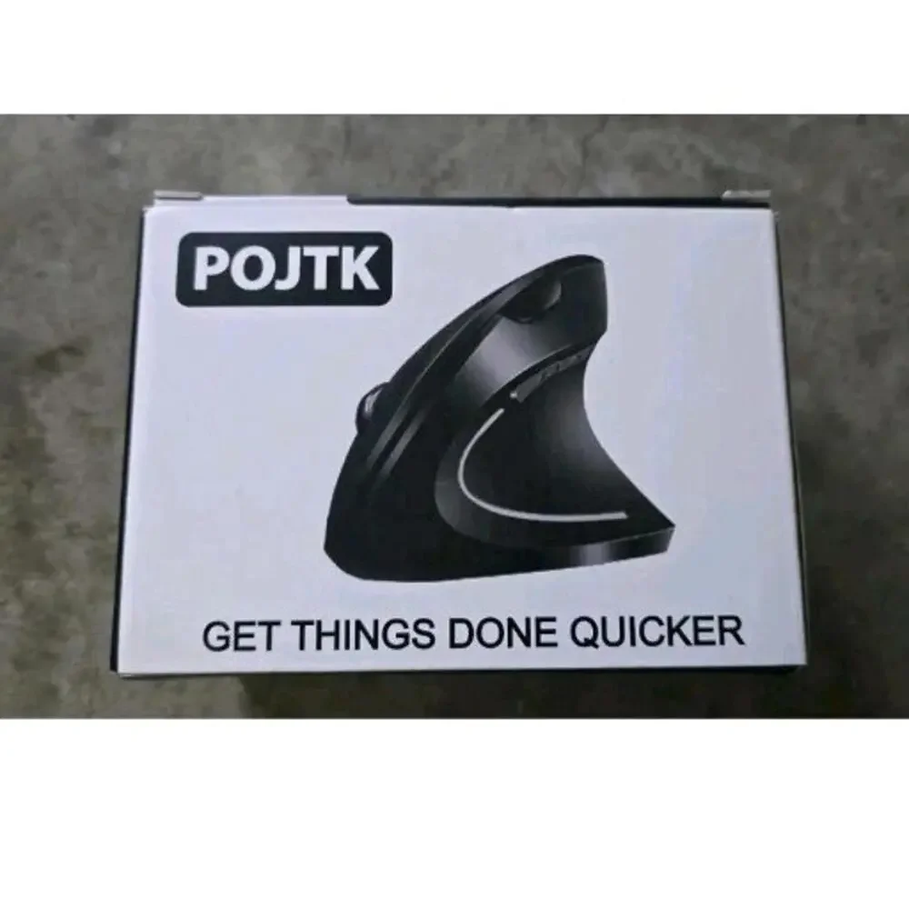 🔥 Pojtk Ergonomic Wireless Rechargeable Mouse New🔥